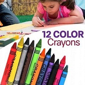 Kredki świecowe Crayons 12szt.